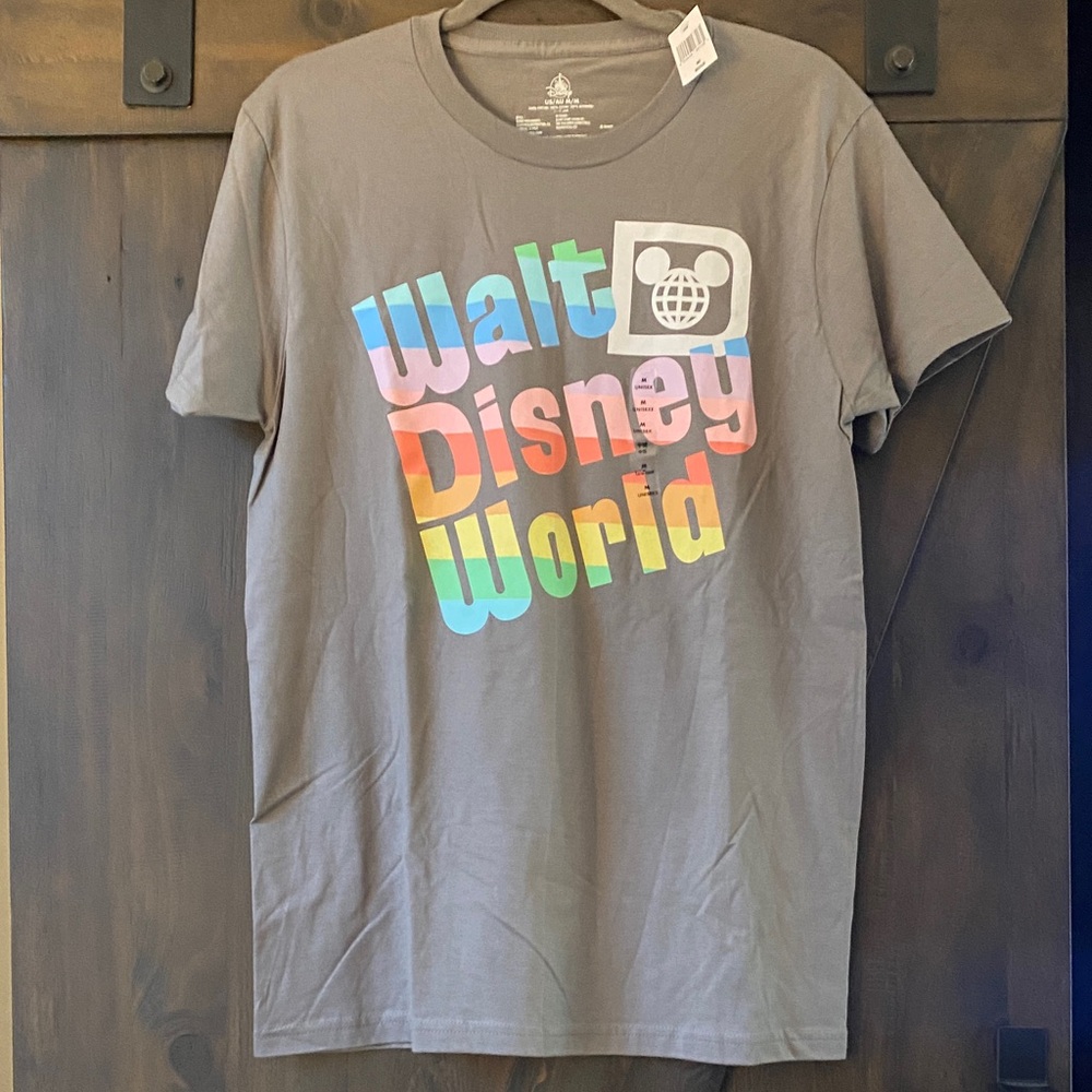 Disney Gray Cotton T-Shirt